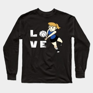 Best Girls Love Volleyball Long Sleeve T-Shirt